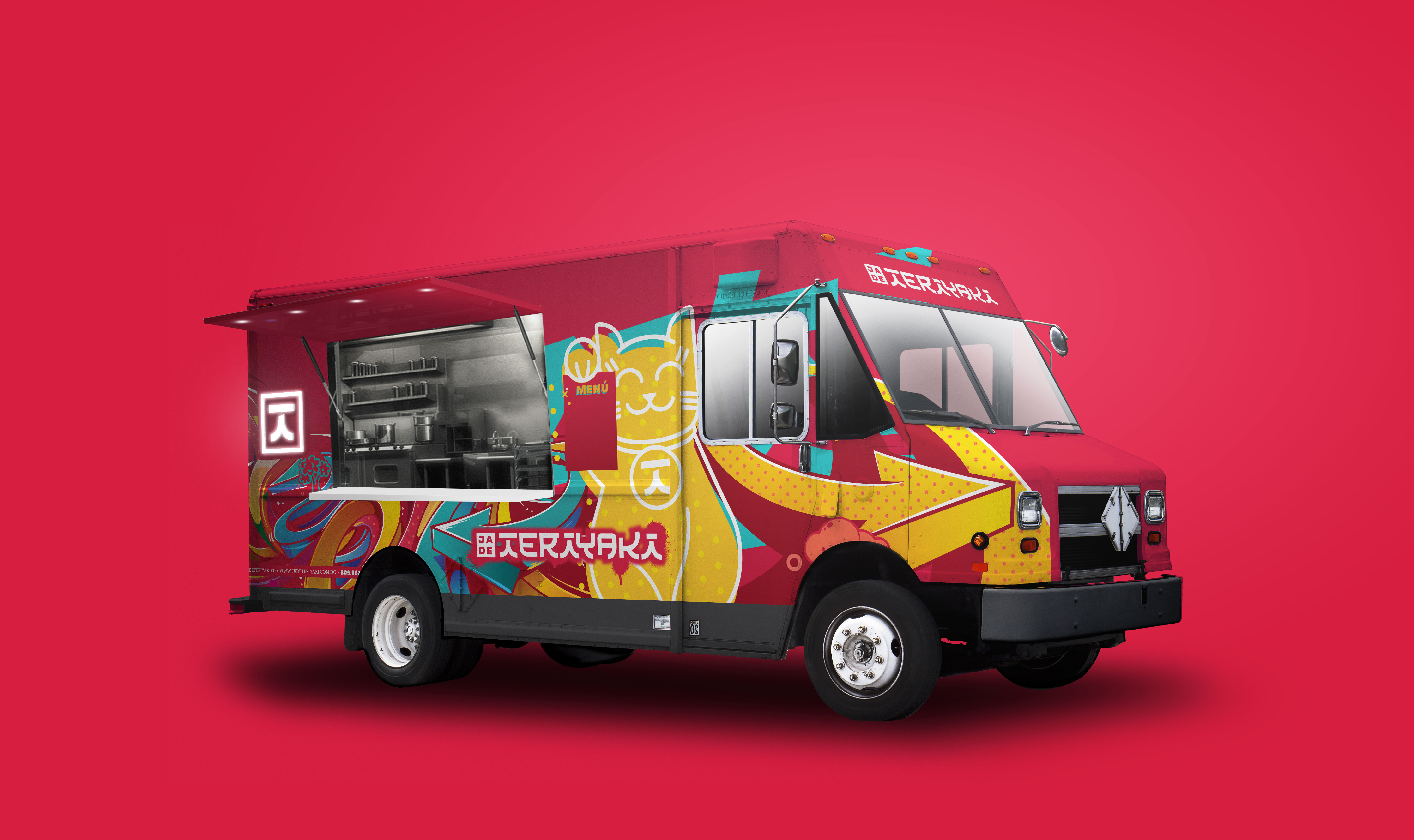 fellowmarks jade teriyaki rebranding branded food truck